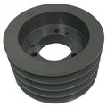 B B Manufacturing Bushing 4 Groove V-Belt Pulley 8.4 inch OD 4C80E